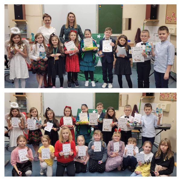 zdjęcie uczestnik&oacute;w konkursu kolęd i pastorałek