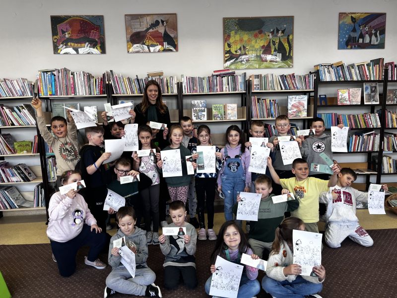 zdjęcie uczni&oacute;w podczas spotkania z adwokatem