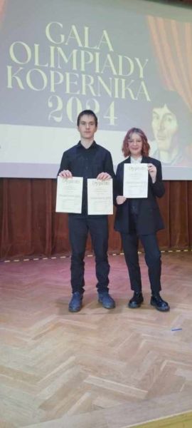 zdjęcie laureat&oacute;w Olimpiady Kopernika