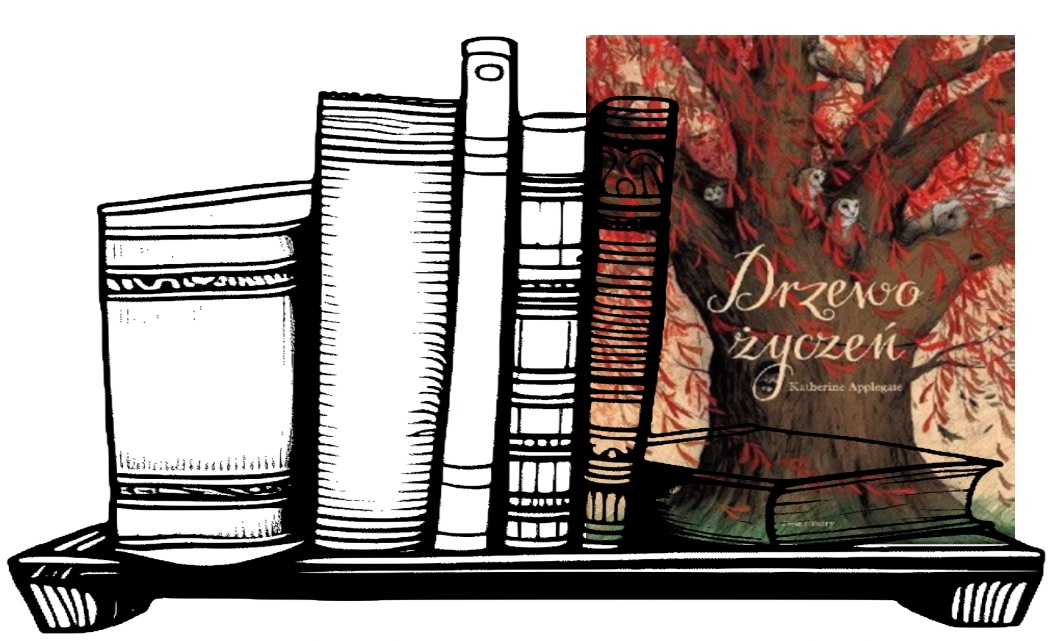 rysunek książek na p&oacute;łce