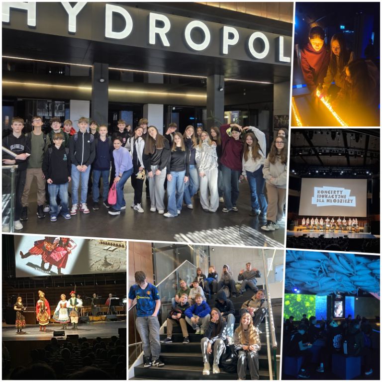 Zdjęcie klasy z wycieczki do Hydropolis