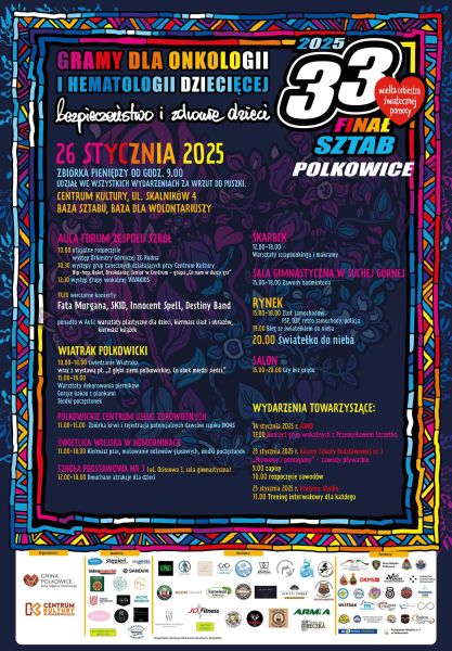 plakat promujący WOŚP 2025