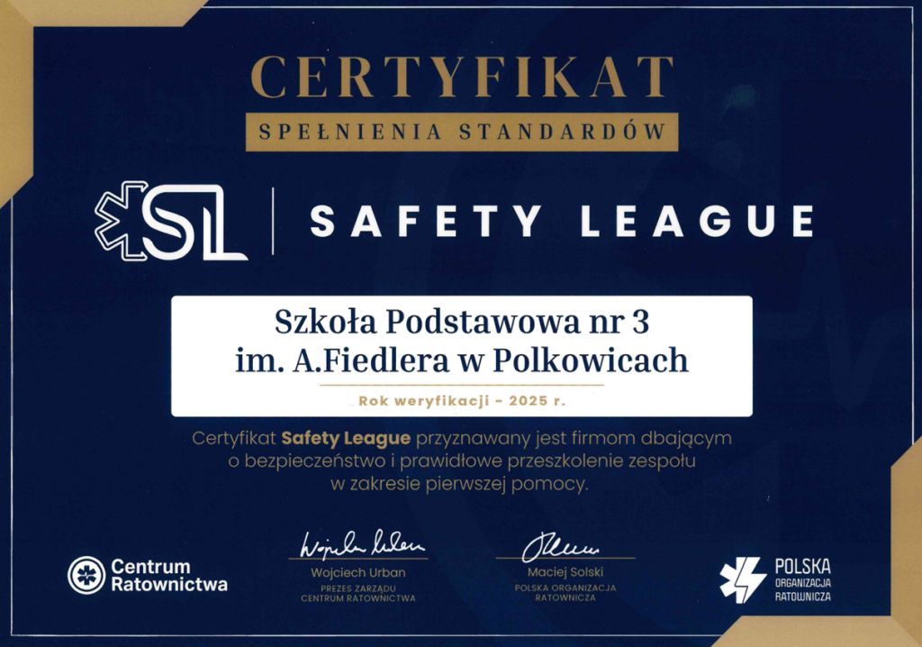 zdjęcie certyfikatu