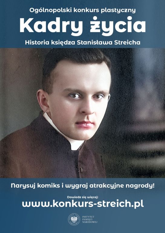 plakat promujący konkurs "Kadry z życia"