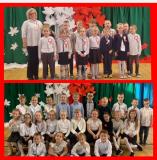 zdjęcie uczniów podczas obchodów Narodowego Święta Niepodległości