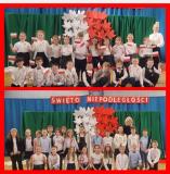 zdjęcie uczniów podczas obchodów Narodowego Święta Niepodległości