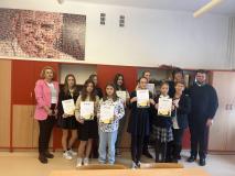 zdjęcie uczestników konkursu wiedzy o św. Barbarze