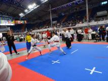 Szymon podczas zawodów