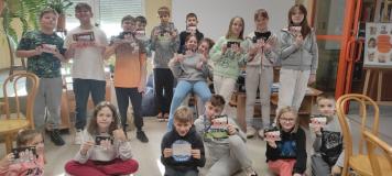 Uczniowie podczas zajęć