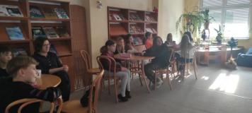 Uczniowie podczas zajęć