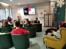 Uczniowie podczas warsztatów