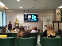 Uczniowie podczas warsztatów