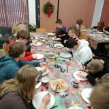 Uczniowie podczas warsztatów