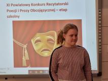 Uczniowie podczas konkursu