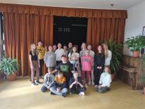 Uczniowie podczas konkursu