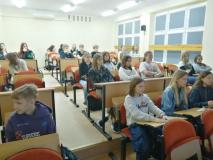 Uczniowie podczas warsztatów