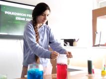 Uczniowie podczas zajęć