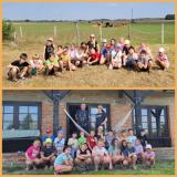 zdjęcia uczniów podczas wycieczki na Pustynię Kozłowską