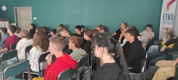 Uczestnicy podczas spotkania