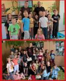 zdjęcie uczniów podczas spotkania z ratownikiem górniczym