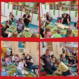 zdjęcie uczniów podczas spotkania z ratownikiem górniczym