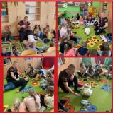 zdjęcie uczniów podczas spotkania z ratownikiem górniczym