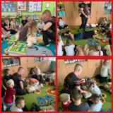 zdjęcie uczniów podczas spotkania z ratownikiem górniczym