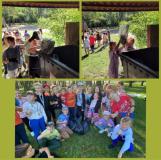 zdjęcie uczniów podczas akcji sprzątania dla Polski