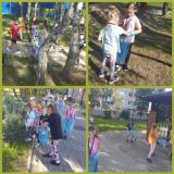 zdjęcie uczniów podczas akcji sprzątania dla Polski