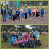 zdjęcie uczniów podczas akcji sprzątania dla Polski