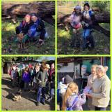 zdjęcie uczniów podczas wycieczki do schroniska