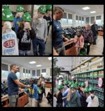 zdjęcie uczniów podczas wycieczki do kopalni