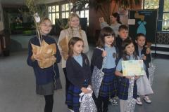 Uczniowie podczas realizacji projektu