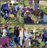 zdjęcie uczniów podczas akcji szkoła pamięta