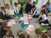 zdjęcie uczniów klasy 1c podczas zajęć