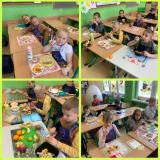 zdjęcie uczniów podczas akcji "Śniadanie daje moc"