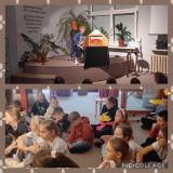 Uczniowie podczas zajęć