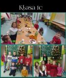 zdjęcie uczniów podczas wigilii klasowej