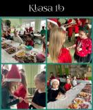 zdjęcie uczniów podczas wigilii klasowej