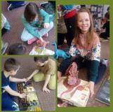 zdjęcie uczniów podczas obchodów Dnia Dinozaura