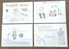 Plakaty wykonane przez uczniów