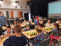 Uczniowie podczas rozgrywek