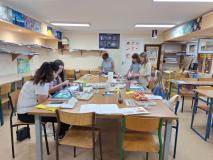 Uczestnicy warsztatów podczas zajęć.