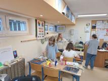 Uczestnicy warsztatów podczas zajęć.