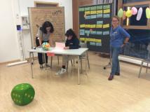 Uczniowie podczas spotkania młodzieży