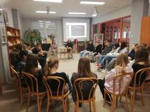 Uczniowie podczas debaty