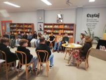 Uczniowie podczas debaty