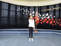 Uczniowie podczas uroczystości