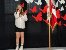 Uczniowie podczas uroczystości