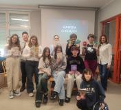 Uczestnicy gawędy o książce